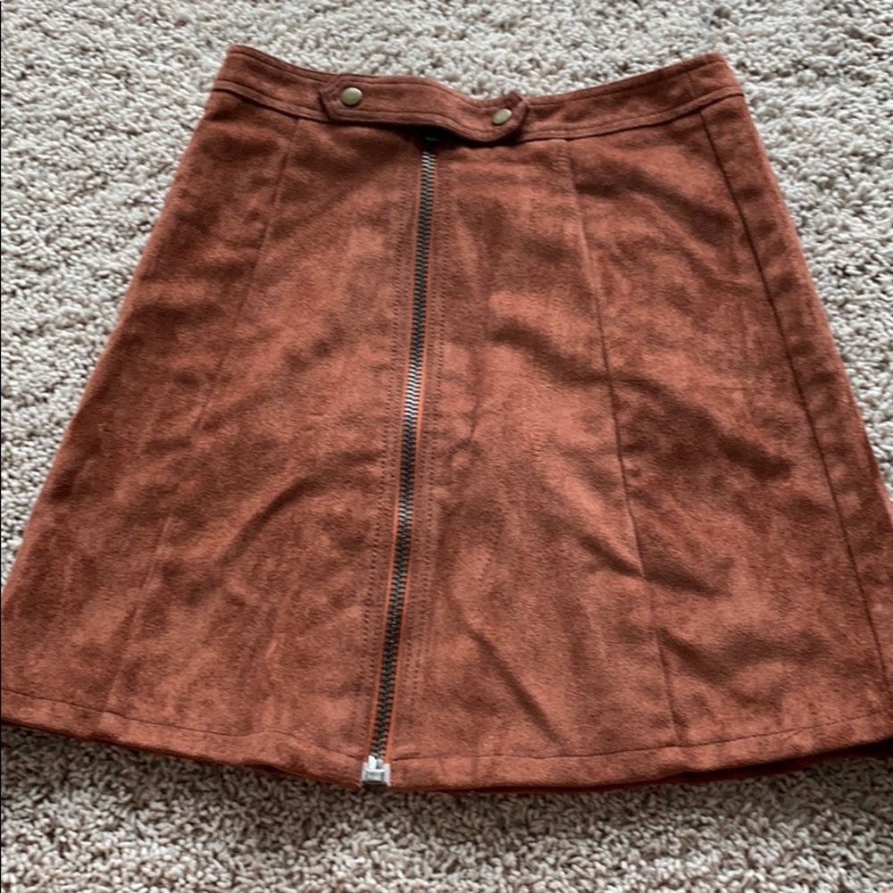 Resist velvet skirt